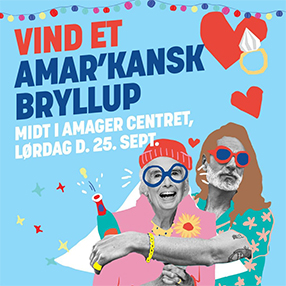 VIND ET BRYLLUP I AMAGER CENTRET